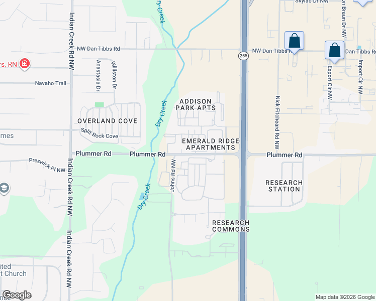 map of restaurants, bars, coffee shops, grocery stores, and more near 740 Plummer Road in Huntsville