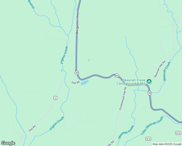 map of restaurants, bars, coffee shops, grocery stores, and more near 22771 Morganton Highway in Suches