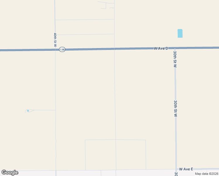 map of restaurants, bars, coffee shops, grocery stores, and more near 35th Street West in Lancaster