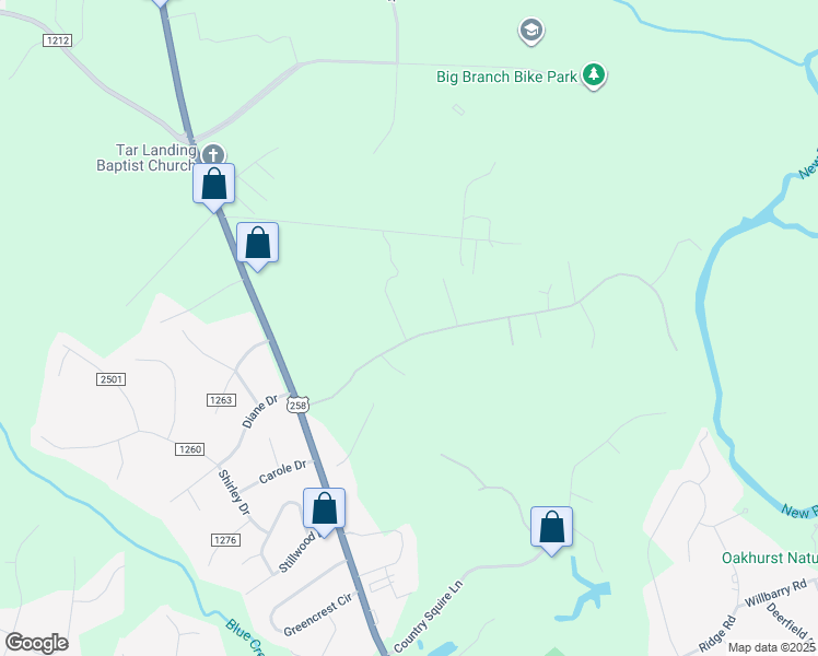 map of restaurants, bars, coffee shops, grocery stores, and more near 300 Heath Lane in Jacksonville