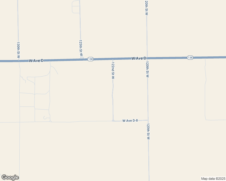 map of restaurants, bars, coffee shops, grocery stores, and more near 122nd Street West in Los Angeles County