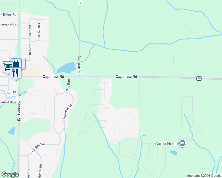 map of restaurants, bars, coffee shops, grocery stores, and more near 14886 Ashley Way in Harvest
