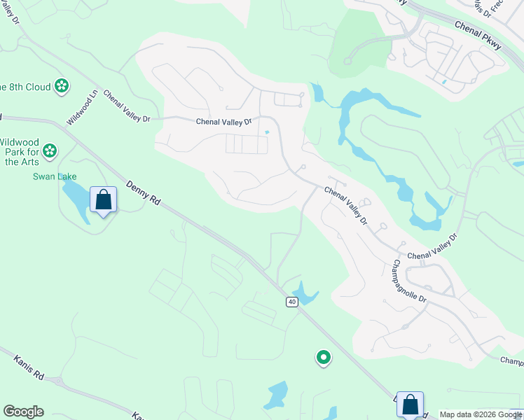 map of restaurants, bars, coffee shops, grocery stores, and more near 115 Sezanne Court in Little Rock