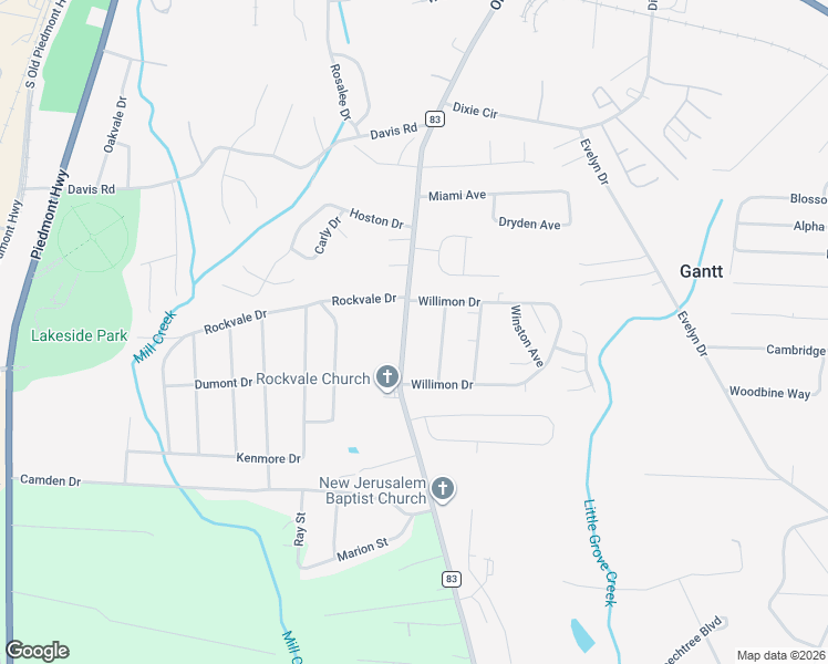 map of restaurants, bars, coffee shops, grocery stores, and more near 605 Old Grove Road in Piedmont