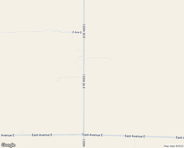 map of restaurants, bars, coffee shops, grocery stores, and more near 120th Street East in Lancaster