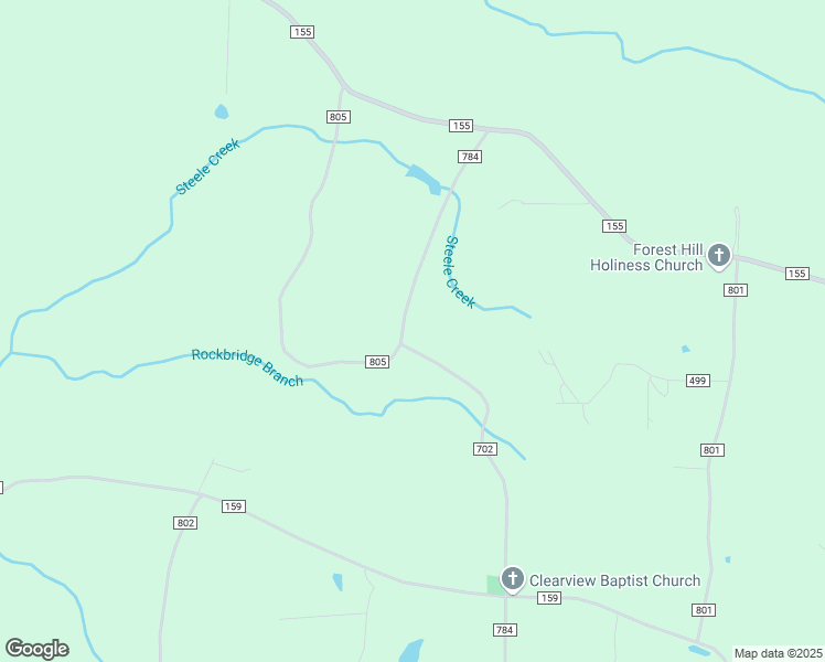map of restaurants, bars, coffee shops, grocery stores, and more near 882 County Road 784 in Flat Rock