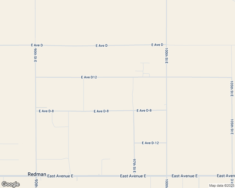 map of restaurants, bars, coffee shops, grocery stores, and more near 48801 97th Street East in Lancaster