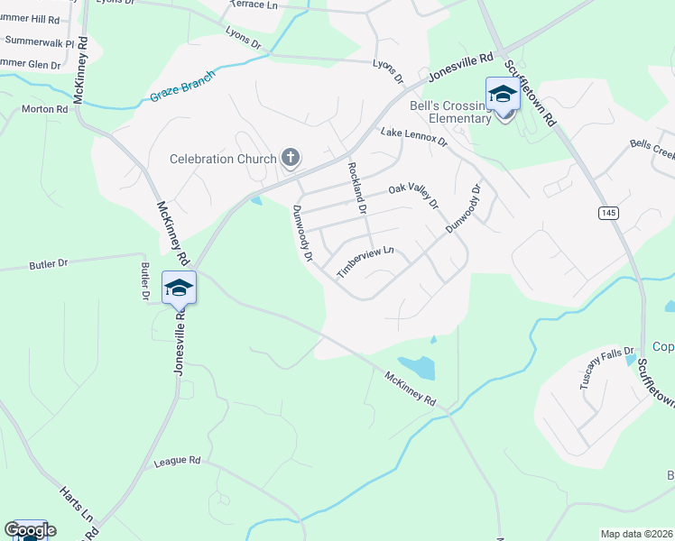 map of restaurants, bars, coffee shops, grocery stores, and more near 407 Timberview Lane in Simpsonville