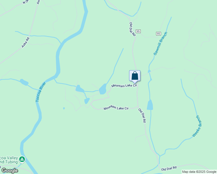 map of restaurants, bars, coffee shops, grocery stores, and more near 230 Mountain Lake Circle in Blue Ridge