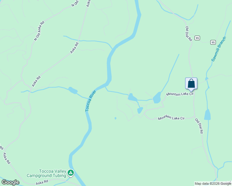 map of restaurants, bars, coffee shops, grocery stores, and more near 214 Sourwood Drive in Blue Ridge