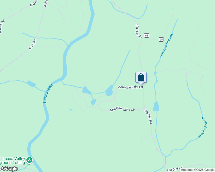 map of restaurants, bars, coffee shops, grocery stores, and more near 171 Mountain Lake Circle in Blue Ridge