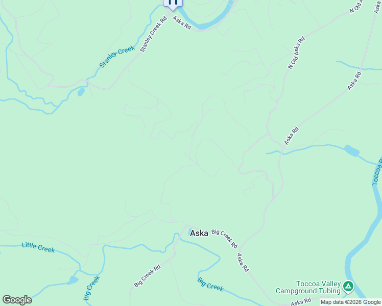 map of restaurants, bars, coffee shops, grocery stores, and more near 4 Little Creek Overlook Drive in Blue Ridge