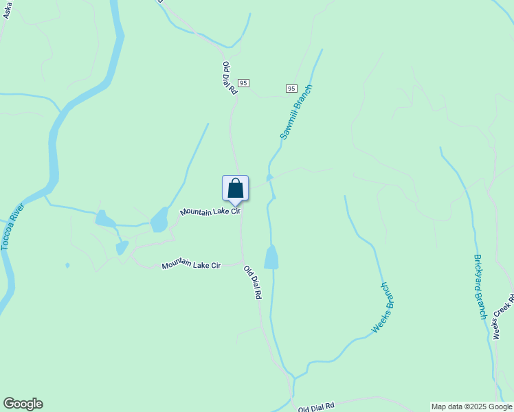 map of restaurants, bars, coffee shops, grocery stores, and more near 50 Mountain Top Drive in Blue Ridge