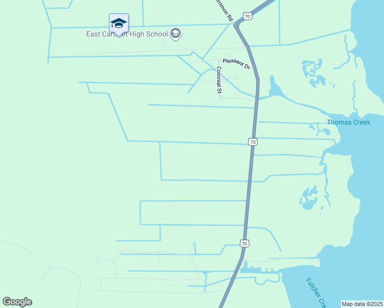 map of restaurants, bars, coffee shops, grocery stores, and more near 3101 U.S. 70 in Beaufort