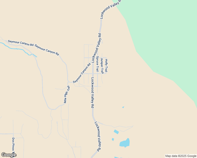 map of restaurants, bars, coffee shops, grocery stores, and more near Lockwood Valley Road in Frazier Park