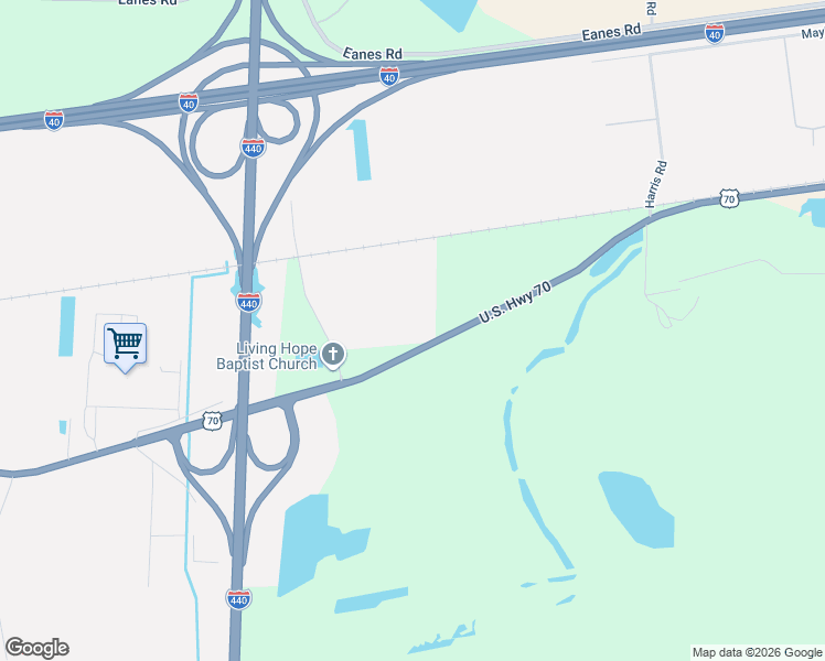 map of restaurants, bars, coffee shops, grocery stores, and more near 9101-9399 Arkansas 161 in North Little Rock