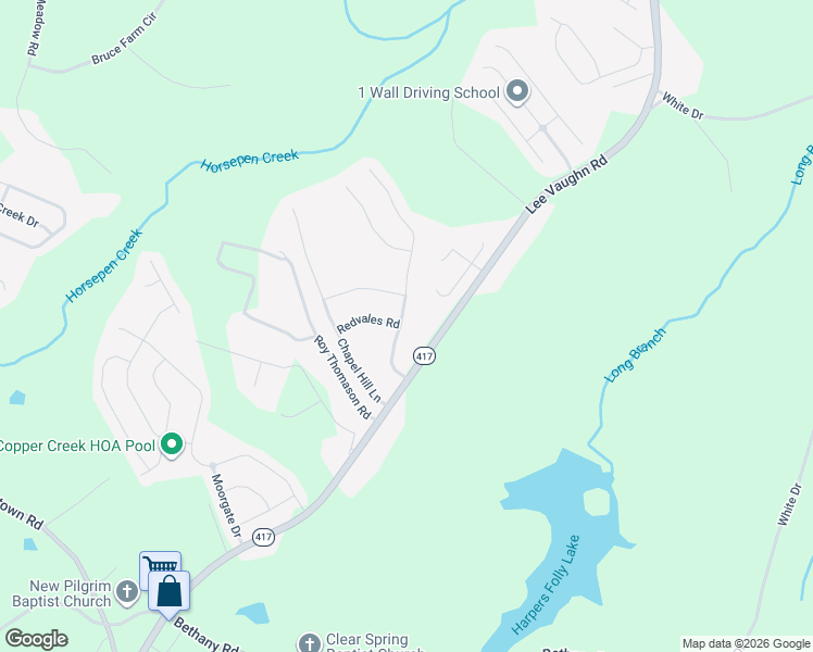 map of restaurants, bars, coffee shops, grocery stores, and more near 38 Kelsey Glen Lane in Simpsonville