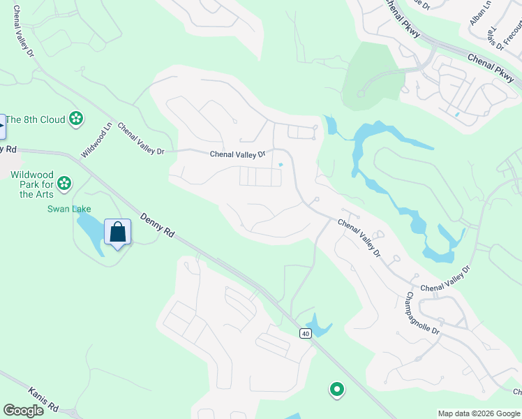 map of restaurants, bars, coffee shops, grocery stores, and more near 1 Meadow View Drive in Little Rock