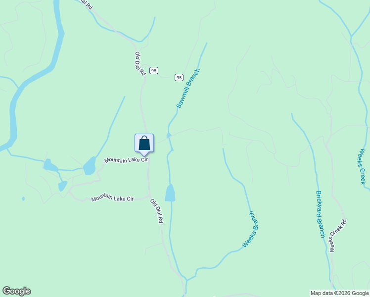 map of restaurants, bars, coffee shops, grocery stores, and more near 188 Mountain Top Drive in Blue Ridge