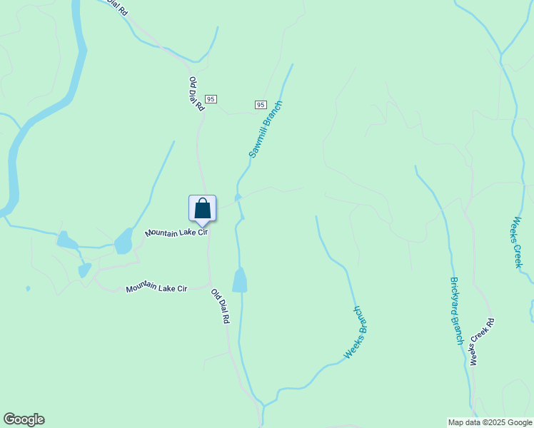 map of restaurants, bars, coffee shops, grocery stores, and more near 166 Mountain Top Drive in Blue Ridge