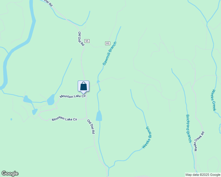 map of restaurants, bars, coffee shops, grocery stores, and more near 166 Mountain Top Drive in Blue Ridge