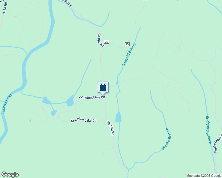 map of restaurants, bars, coffee shops, grocery stores, and more near 50 Mountain Top Drive in Blue Ridge