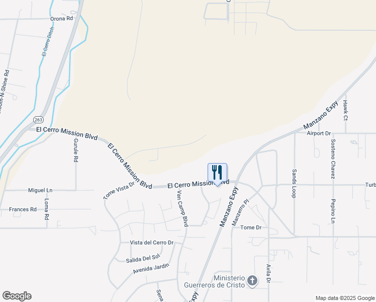 map of restaurants, bars, coffee shops, grocery stores, and more near 21 San Fernando Avenue in Los Lunas