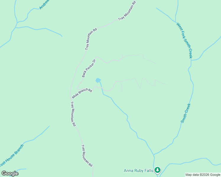 map of restaurants, bars, coffee shops, grocery stores, and more near 214 Easy Run Road in Sautee Nacoochee