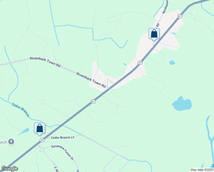 map of restaurants, bars, coffee shops, grocery stores, and more near 689 Rivenbark Town Road in Wallace