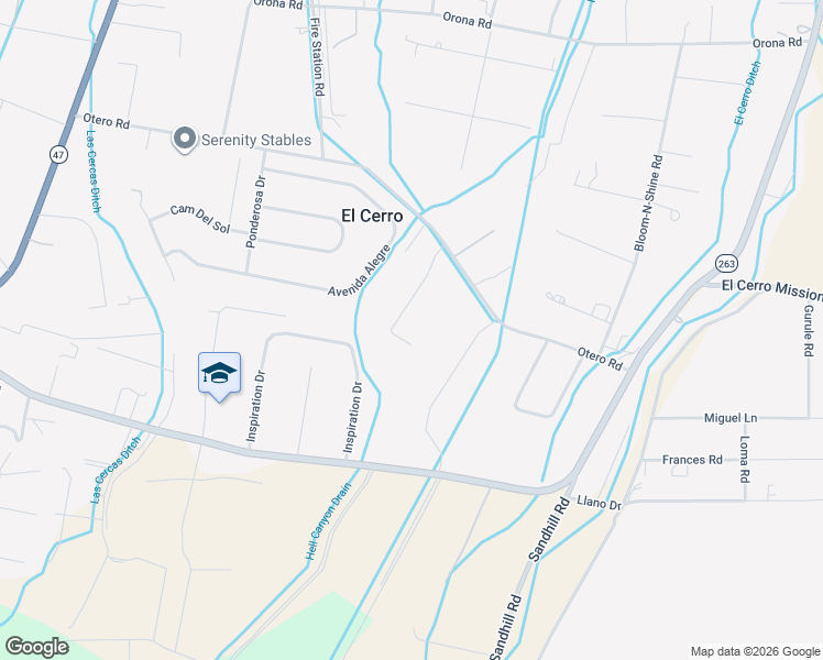 map of restaurants, bars, coffee shops, grocery stores, and more near 86 Otero Road in Los Lunas