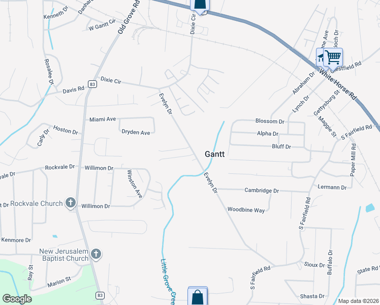 map of restaurants, bars, coffee shops, grocery stores, and more near 2 Silver Spur Court in Greenville