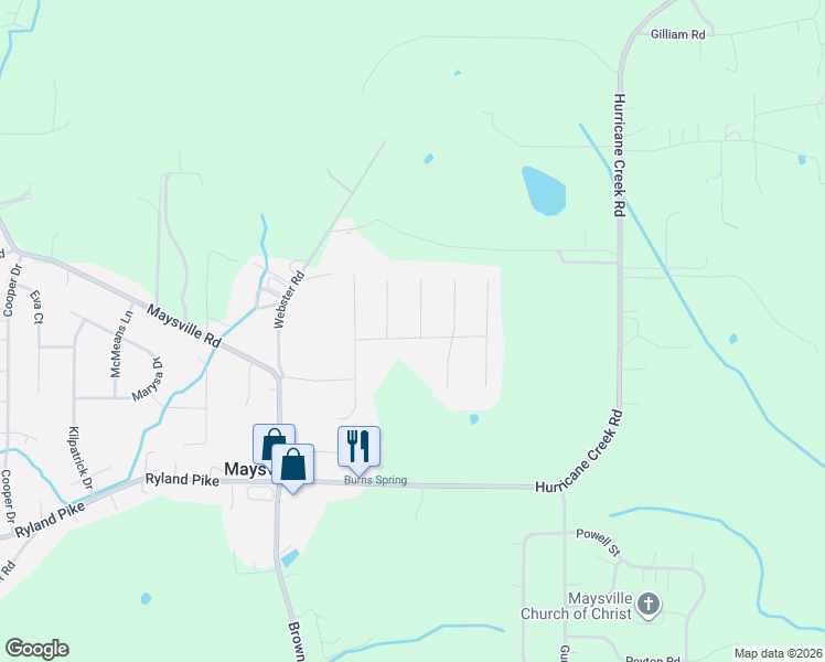 map of restaurants, bars, coffee shops, grocery stores, and more near 113 Shallowhill Road in Huntsville
