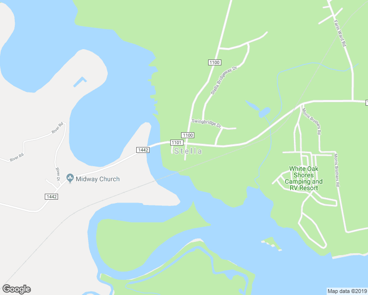 map of restaurants, bars, coffee shops, grocery stores, and more near 144 Wetherington Landing Road in Stella