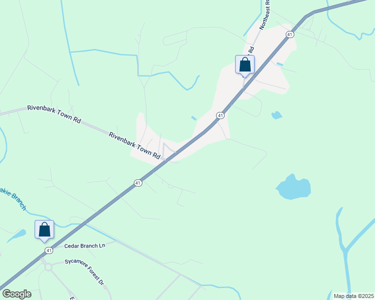 map of restaurants, bars, coffee shops, grocery stores, and more near 4631 North Carolina 41 in Wallace