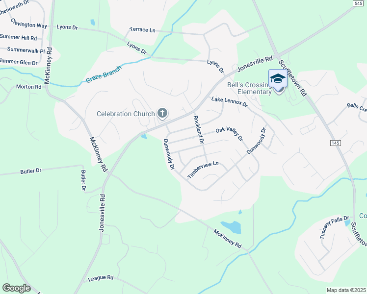 map of restaurants, bars, coffee shops, grocery stores, and more near 305 Fairdale Drive in Simpsonville