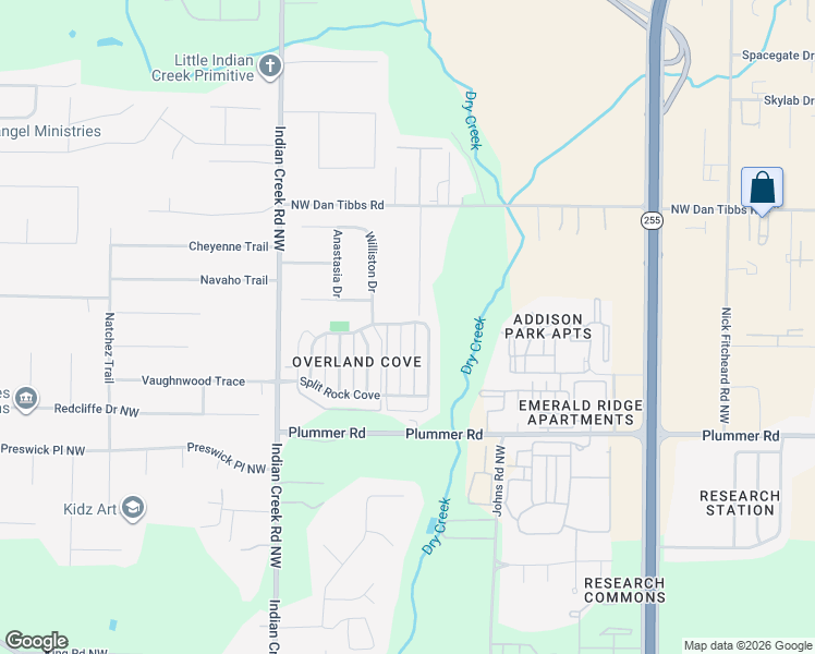 map of restaurants, bars, coffee shops, grocery stores, and more near 915 Northwest Binding Branch in Huntsville
