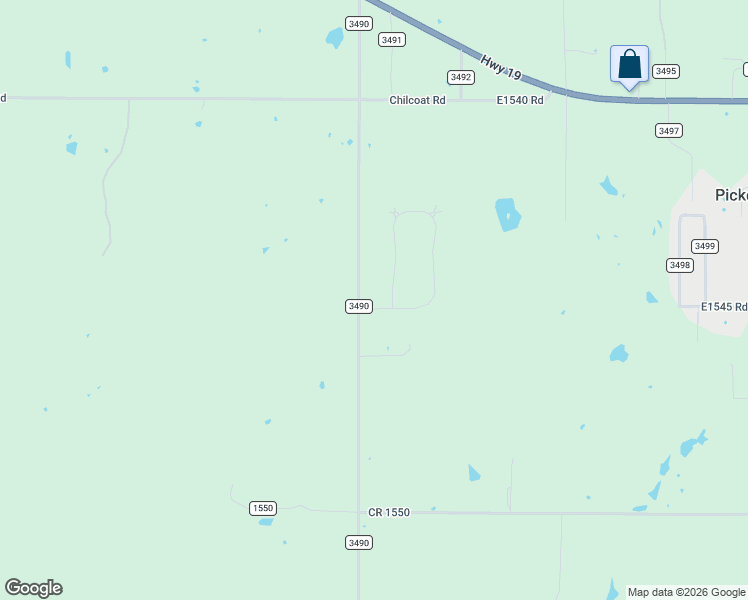 map of restaurants, bars, coffee shops, grocery stores, and more near 14515 County Road 3492 Loop in Ada