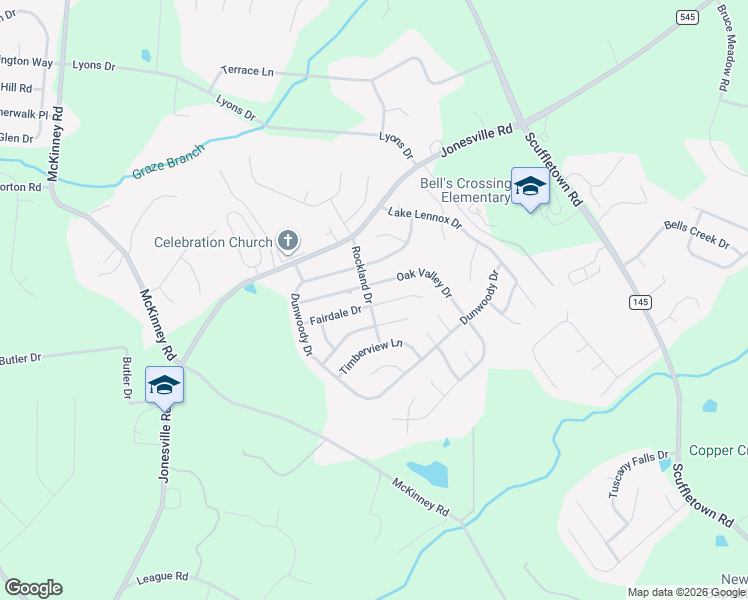 map of restaurants, bars, coffee shops, grocery stores, and more near 205 Oak Valley Drive in Simpsonville