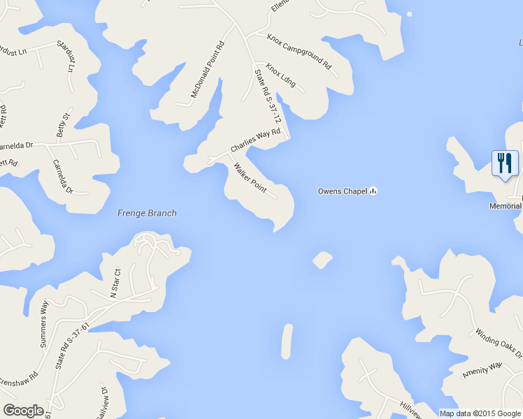 map of restaurants, bars, coffee shops, grocery stores, and more near 190 Walker Point in Seneca