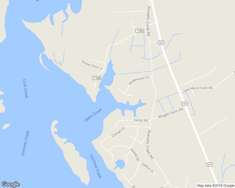 map of restaurants, bars, coffee shops, grocery stores, and more near 121 Queen Annes Lane in Beaufort