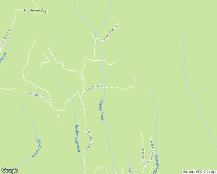 map of restaurants, bars, coffee shops, grocery stores, and more near 492 Dogpatch Lane in Blue Ridge
