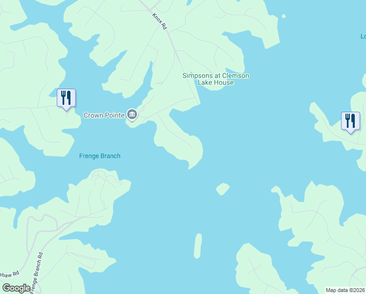 map of restaurants, bars, coffee shops, grocery stores, and more near 195 Walker Point in Seneca