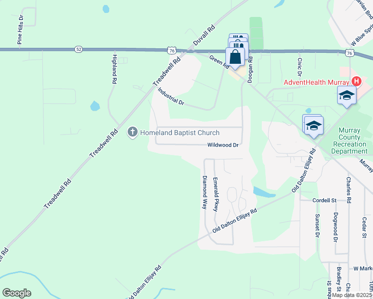map of restaurants, bars, coffee shops, grocery stores, and more near 590 Wildwood Drive in Chatsworth