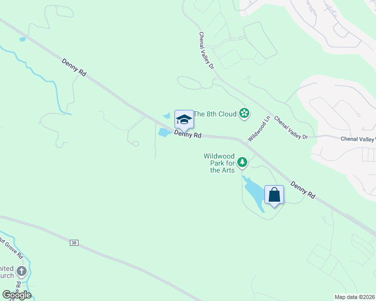 map of restaurants, bars, coffee shops, grocery stores, and more near 21201 County Road 40 in Little Rock