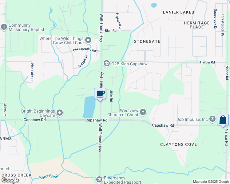map of restaurants, bars, coffee shops, grocery stores, and more near 191 Little Road in Madison