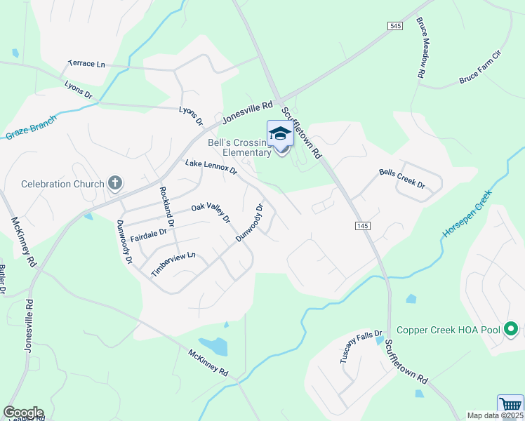 map of restaurants, bars, coffee shops, grocery stores, and more near 1106 Dunwoody Drive in Simpsonville