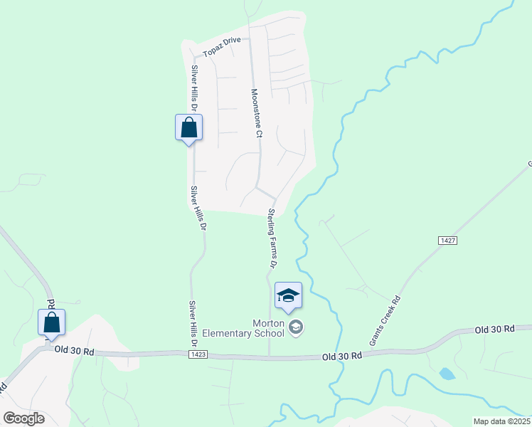 map of restaurants, bars, coffee shops, grocery stores, and more near 201 Emerald Ridge Road in Jacksonville