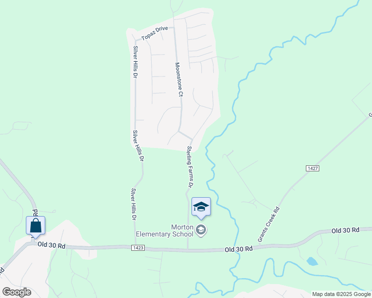 map of restaurants, bars, coffee shops, grocery stores, and more near 201 Emerald Ridge Road in Jacksonville
