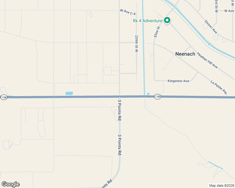 map of restaurants, bars, coffee shops, grocery stores, and more near 49360 3 Points Road in Lancaster