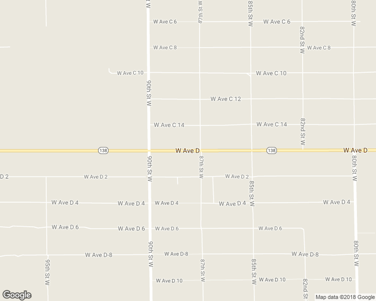 map of restaurants, bars, coffee shops, grocery stores, and more near 8845 West Avenue D in Lancaster